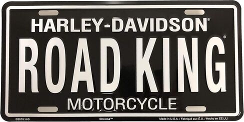 Chroma Graphics Harley-Davidson Road King License Plate in Saudi Arabia