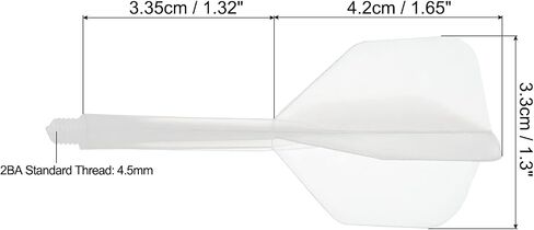 PATIKIL Integrated Dart Shaft & Flights, Durable Plastic Dart Flight Set in Saudi Arabia