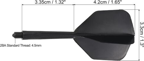 PATIKIL Integrated Dart Shaft & Flights, Durable Plastic Dart Flight Set in Saudi Arabia