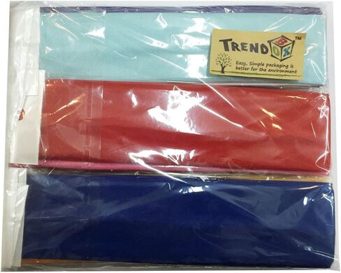 TrendBox 1 مجموعة ملونة اليوغا الأزياء بسط هيرباند عقال الشعر التفاف العصابة مرونة الرياضة رياضة الرقص ممارسة لباس غير رسمي in Saudi Arabia