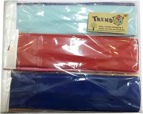 TrendBox 1 مجموعة ملونة اليوغا الأزياء بسط هيرباند عقال الشعر التفاف العصابة مرونة الرياضة رياضة الرقص ممارسة لباس غير رسمي in Saudi Arabia