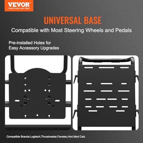 VEVOR G920 Racing Steering Wheel Stand Shifter Mount fit for Logitech G27 G25 G29 Gaming Wheel Stand Wheel Pedals NOT Included Racing Wheel Stand in Kuwait