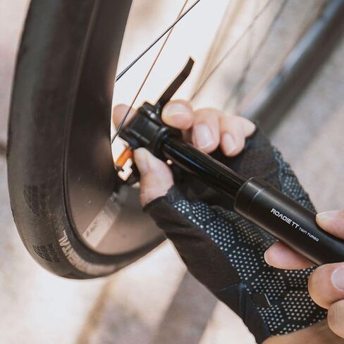 Topeak Roadie TT Twin Turbo Mini Pump Black, One Size in Saudi Arabia