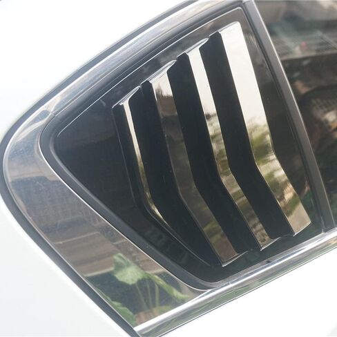 New 2pcs Racing Side Rear Quarter Window Louvers for Honda Accord 9th Gen 2013-2017 (Carbon Fiber Style) in Saudi Arabia