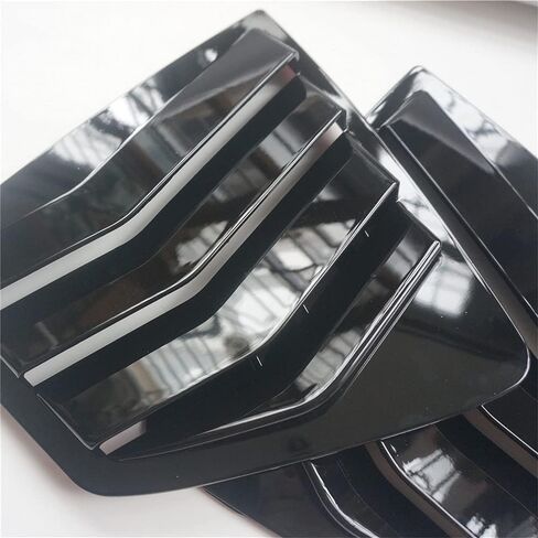 New 2pcs Racing Side Rear Quarter Window Louvers for Honda Accord 9th Gen 2013-2017 (Carbon Fiber Style) in Saudi Arabia