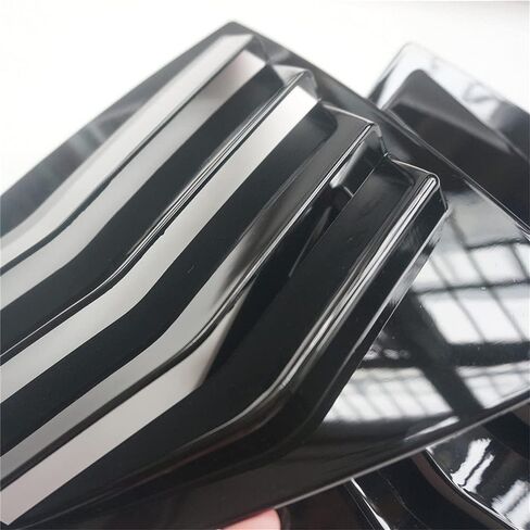 New 2pcs Racing Side Rear Quarter Window Louvers for Honda Accord 9th Gen 2013-2017 (Carbon Fiber Style) in Saudi Arabia