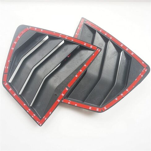 New 2pcs Racing Side Rear Quarter Window Louvers for Honda Accord 9th Gen 2013-2017 (Carbon Fiber Style) in Saudi Arabia