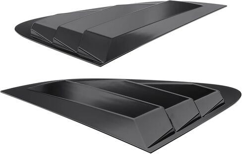 Window Louvers Side Window Air Vent Grill Fit for KIA K5 2021 2022 2023 Rear Side Window Windshield Sun Shade Cover Louver, Glossy Black in Saudi Arabia