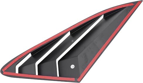 Window Louvers Side Window Air Vent Grill Fit for KIA K5 2021 2022 2023 Rear Side Window Windshield Sun Shade Cover Louver, Glossy Black in Saudi Arabia