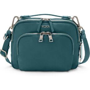 Tumi - Voyageur Teghan Crossbody - محفظة مضغوطة مع تقليم جلدي - أكياس كروس أنيقة - للسفر اليومي غير الرسمي