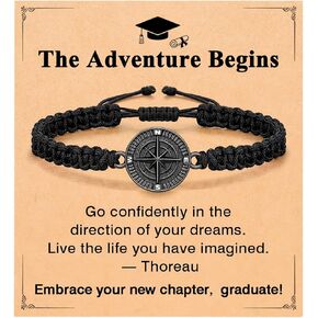 PINKDODO 5th 8th High School Graduation Gifts for Him Bracelet