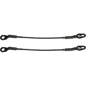 cciyu Tailgate Hinges Cables/Rear Tailgate Cables - 1PC Tailgate Hinges Cables for Silverado & Sierra 1999-2006, for Hummer 2003-2007 - Black - OEM Numbers 16637944, 16637945, 88892972, 88892973
