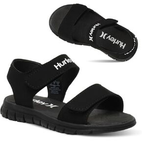 Hurley kids and toddlers Ken Sandals, for Boys and Girls, Kid's Lightweight Open Toe Sandals, Beach Sandals with Adjustable straps, for Outdoors, Water Play and Pool