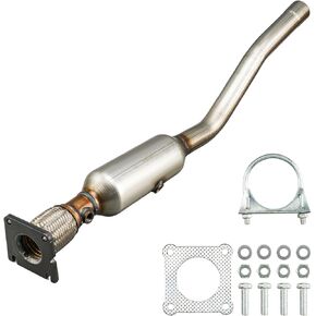PHILTOP High Flow Stainless Steel Catalytic Convertor for 1994-2001 Ram 1500 3.9/5.2/5.9L, 1994-2001 Ram 2500 5.9L, 1997-2001 Ram 3500 5.9L, 1994-1996 Ram 2500 5.2L EPA Convert Compliant
