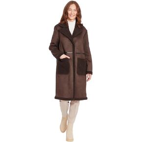 Frye Women's Faux Shearling Maxi Coat