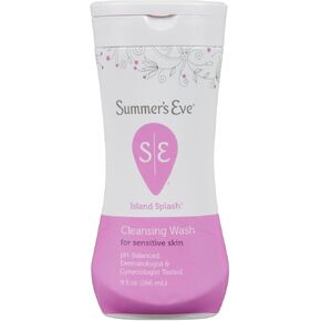 Summer's Eve Cleansing Wash for Sensitive Skin, Island Splash 9 oz
