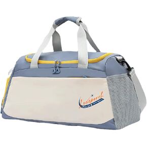 Gym Bag for Men with Shoe Compartment & Wet pocket, Sports bag for men, Tactical Duffle Bag for Men, Multipurpose Weekender Overnight Bag for Travel, Sports, Fitness & Workout (Blue)