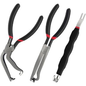 3Pcs Electrical Disconnect Pliers, Electrical Connector Pliers 37960,37980, Electrical Connector Removal Tool Connector Separator 13120, Fuel Line Disconnect Tool Set