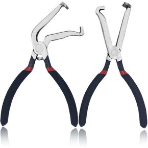 2Pcs Upgraded ‌Electrical Disconnect Pliers, Electrical Connector Disconnect Pliers, Automotive Fuel Line Petrol Clip Pipe & Hose Disconnect Tools with Anti-Slip Grip,for Fuel Injectors