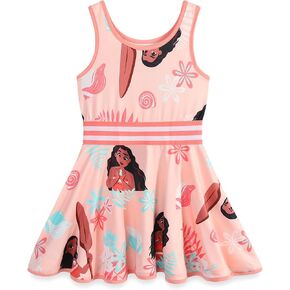 Disney Moana Girls Sleveless Dress for Toddler and Big Kids