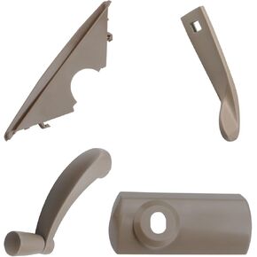 حزمة أجهزة النوافذ لـ Andersen Classic E-Z Casement Window 1361537 لـ Andersen Windows Crank Handle Kit باللون الحجري