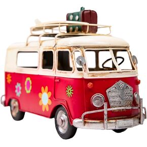 طراز Berfutall-vintage Iron Classic Car-زخرفة قابلة للتحصيل مع Charm Rustic (D)