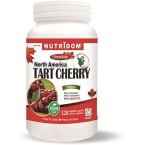 North-American Tart Cherry 500mg-120 VCAPs ، Natural ، غير المعدلة وراثيا