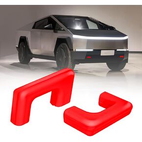 SFNEOP Tow Hook Covers for Tesla Cybertruck 2023 2024 2025,Customized Tow Hitch Covers Compatible with Tesla Cybertruck Accessories,2PCS (RED)