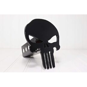 12779-Black Punisher Skull Hitch Cover ، 2 "