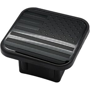 2 "× 2" مقطورة تغطية مقطورة السيارة ، 2 بوصة ، 2 بوصة العلم الأمريكي ، قابس مستقبلات الأنبوب ، ملائمة ل 2 "أنبوب مستقبل مربع (أسود)