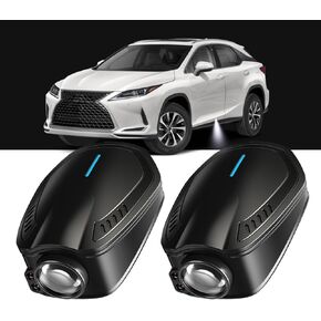 2PCS Car Door Lights Logo Projector Rechargeable Universal,Rechargeable Wireless Car Door Projector Lamp,HD Vehicle Welcome Lights,Shadow Ghost Lamp (Logo-Nii-ss-an)