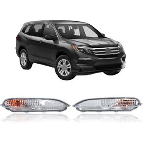 LABLT Pair of Turn Signal Light Set Replacement for Pilot 2016 2017 2018 Parking Light Front Lamp Driver Left and Passenger Right Side Replacement for 33300TG7A01 HO2531127
