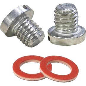 2 Pack 90340-08002 Exhaust Straight Screw Plug for Yamaha Outboard Engine Non-Magnetic Screw