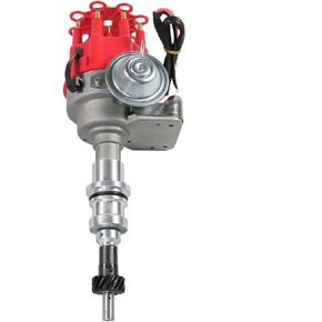 JDMSPEED New HEI Performance Distributor Red Cap Replacement For Ford 289 302 Small Block SBF Ready Run