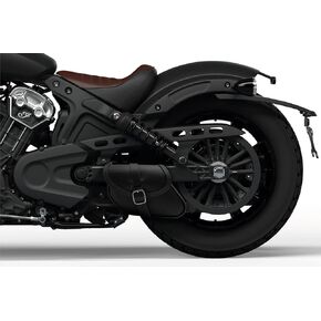 حقيبة Swingarm الجلدية متوافقة مع جميع 2015-2025 Scout and Scout Bobber ، 2025 Scout 101 ، 2025 Scout Classic 2025 Sport Scout ، 2025 Super Scout (Black Stitches)