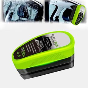 2025 New Automotive Oil Film Cleaning Brush, Clear Vision Glass Cleaner, Reusable Oil Film Cleaning Brush for Car Windows, Universal Glass Wipe Board