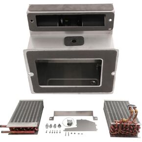 مجموعة صناديق سخان غير قابلة للصدأ متوافقة مع Kenworth T600 ، T660 ، T800 ، W900- HVAC Box