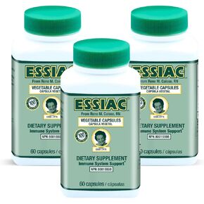 Essiac Tea All-Natural Herbal Extract Capsules – 60 Capsules | Powerful Antioxidant Blend to Help Promote Overall Health & Well-Being | Original Formula Since 1922 (Pack of 3)