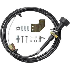 P7100 Manual Fuel Shut Off Solenoid Cable Kit Compatible with Dodge Cummins P-pump 12V 4BT 6BT