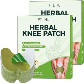 40 Pcs Herbal Knee Patch, Knee Patches for Joint Pain, Back, Neck, Shoulder, Knee Pain Patches, 12 Hours Long Lasting Relief