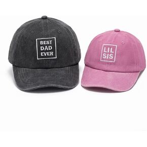 Baseball Cap for Dad and Son Adjustable hat
