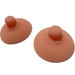 BIMEI 1 Pair Silicone Nipple Cover for Breast Form Crossdresser Cosplay 10H