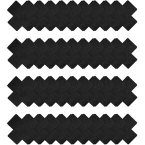 20 Pairs Nipple Covers for Women, Black Cross Shape Nipple Covers Disposable Breast Covers Nylon Breast Covers Stickers Self-Adhesive Breast Petals No Show Nipple Stickers for Women