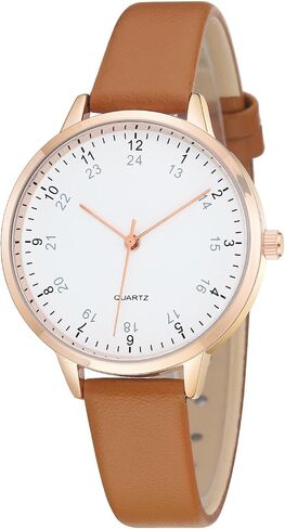 Women's Dainty Analog Leather Dress Watch for Small Wrists, Ladies Waterproof Watches for Women, Reloj para Mujer in Saudi Arabia