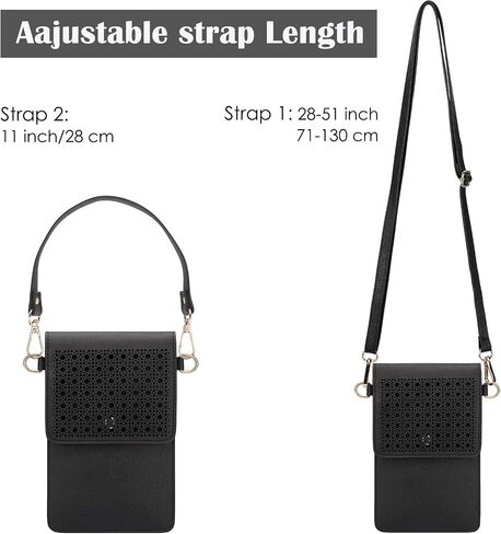 AnsTOP Small Crossbody Bags for Women, Crossbody Cell Phone Bag Tassel Wallet Purses with 2 Strap Best Gift for Women in Saudi Arabia