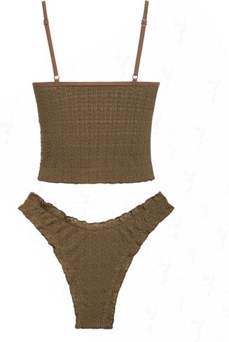 Seamoly Lace Jacquard Bowknot ديكور مجموعة Tankini in Kuwait