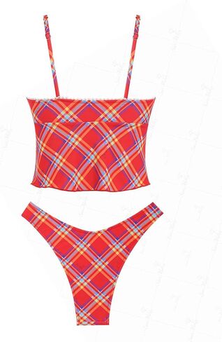 Seamoly Lace Jacquard Bowknot ديكور مجموعة Tankini in Kuwait