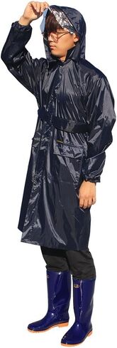TK-RainWear R5002 High Visibility RainCoat Rain Gear for Men Waterproof Lightweight Reflective Rain Wear for Men Women in Saudi Arabia