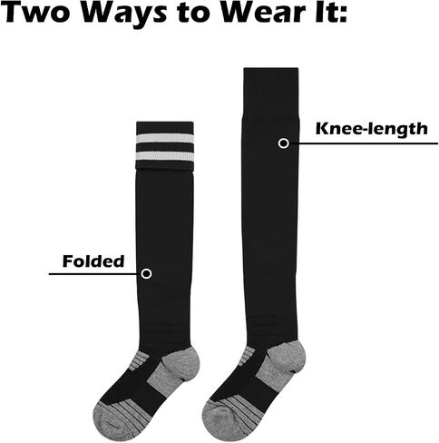 2 Pairs Kids Soccer Socks Boys Girls Baseball/Softball Socks &Belt Combo Set Youth Knee High Socks in Saudi Arabia