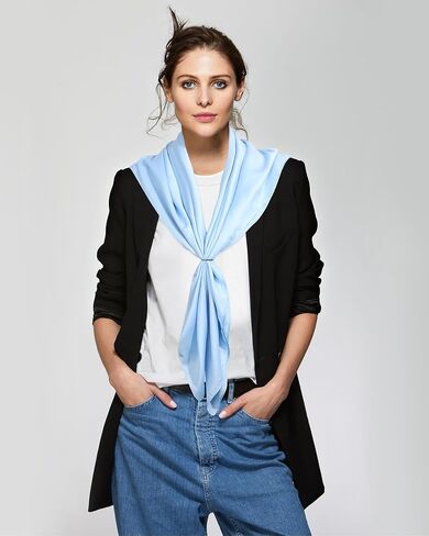 AWAYTR 35" Satin Head Scarves Women Like Silk Scarf Hair Bandanas Women Matte Neck Scarf Head Wrap Hair Headscarf in Saudi Arabia